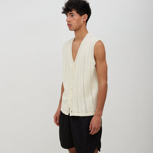 Sunflower Alex Vest Off White 3031 Degli Uberti
